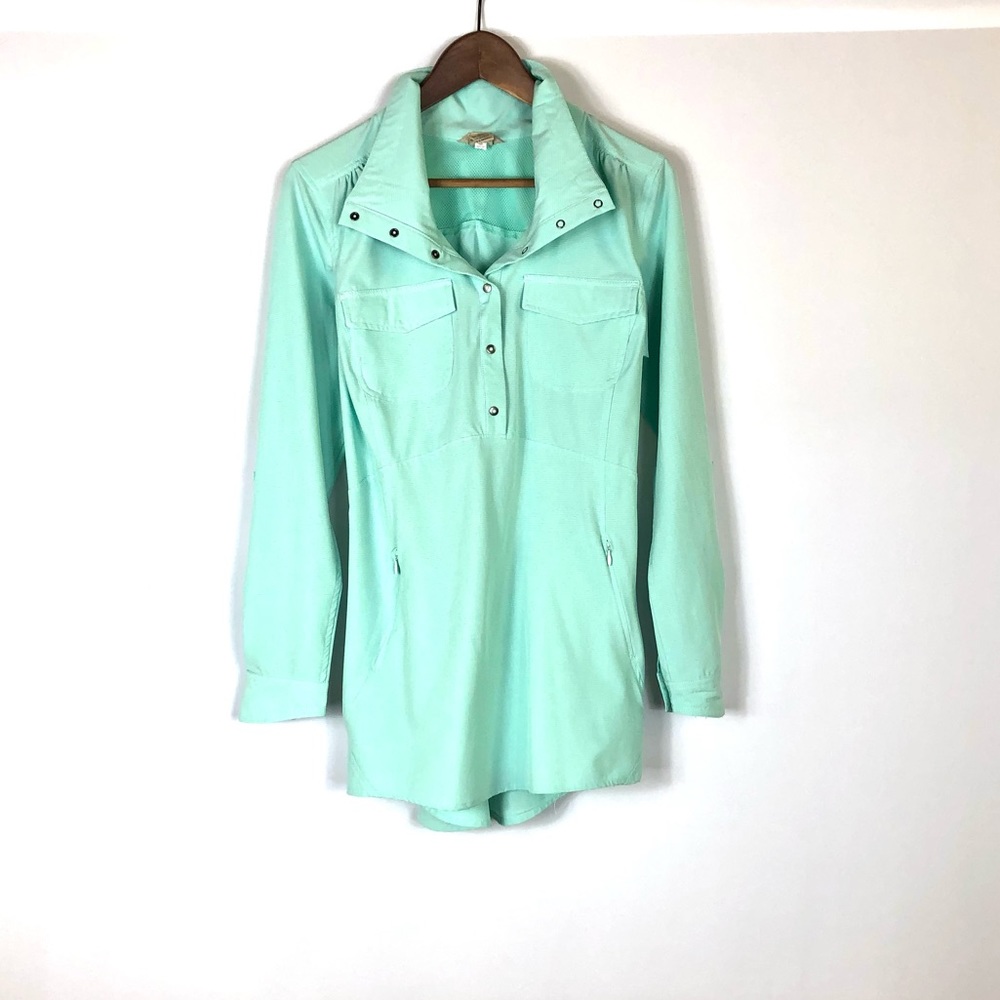 Duluth Trading Co Women’s Sol Survivor Blue Top